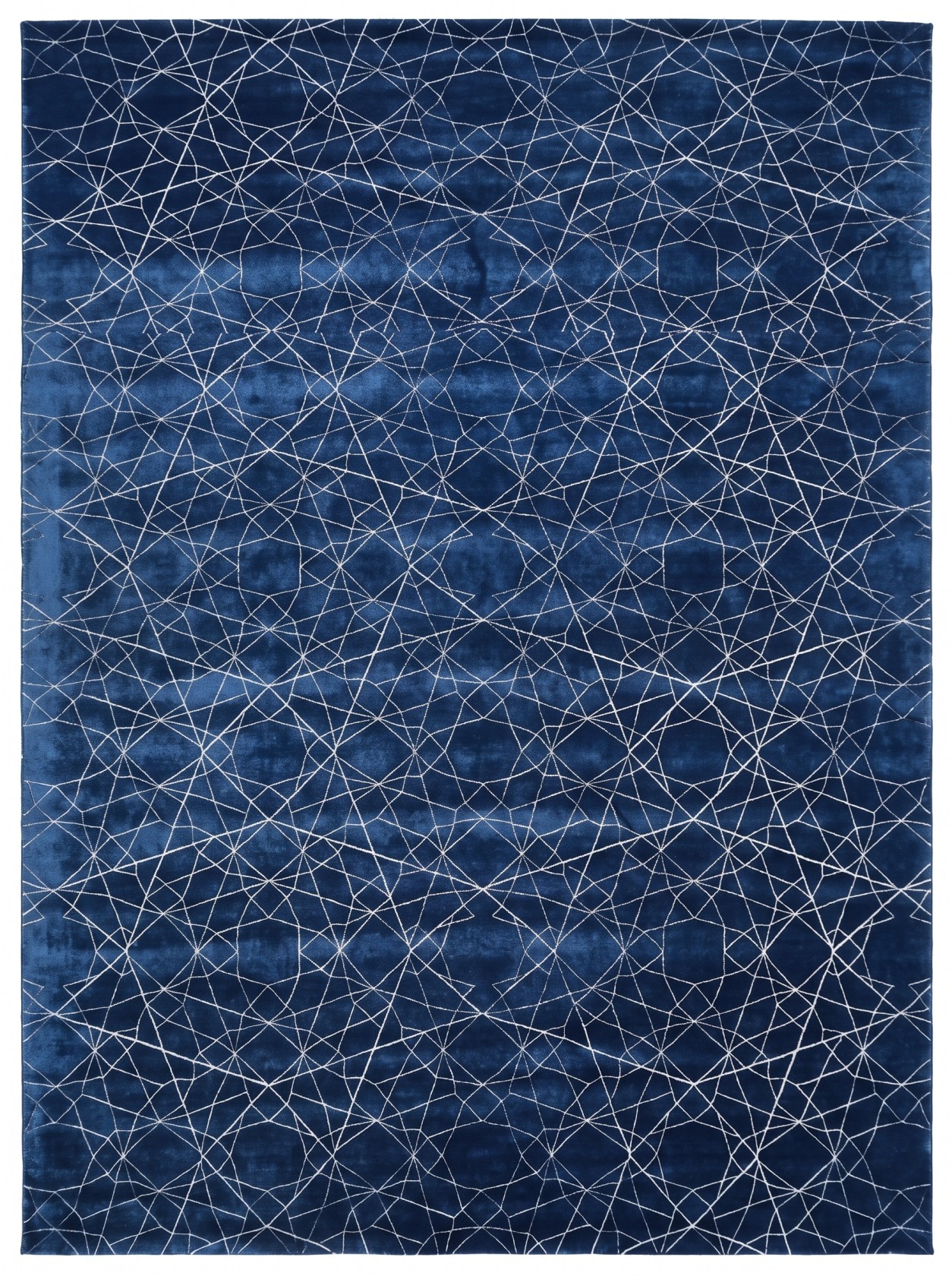 Step 2: Finished custom rug in Bamboo Silk Viscose with relief stitching